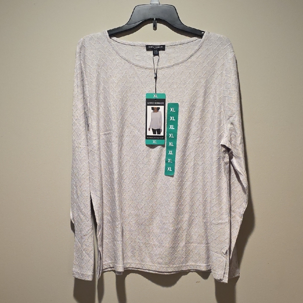 NWT Mario Serrani Soft Gray Garment